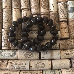 Brown elastic bracelet